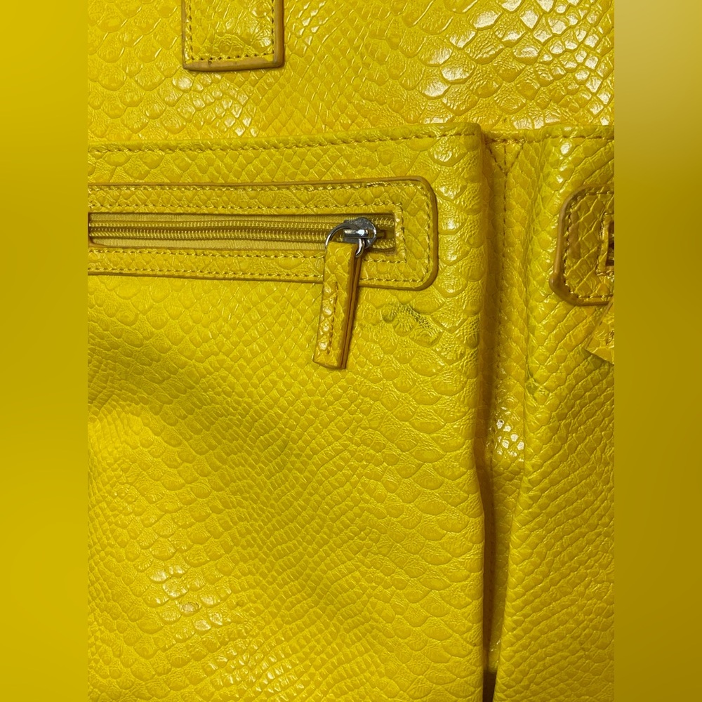 Golden Yellow Neiman Marcus Tote Bag - Picture 5 of 12